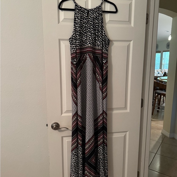 Black label by Chicos Maxi Dress worn once. Size 3 - Picture 1 of 3